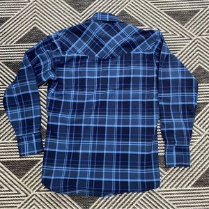 Chemise à manches courtes homme vintage ELY CATTLEMAN XL 17 1/2 Western